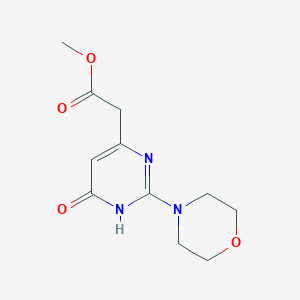 Methyl [6-hydroxy-2-(morpholin-4-yl)pyrimidin-4-yl]acetate