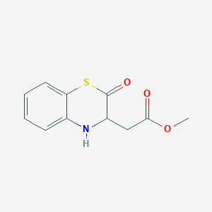 (2-Oxo-3,4-dihydro-2H-benzo[1,4]thiazin-3-yl)-acetic acid methyl ester