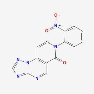 7-(2-nitrophenyl)pyrido[3,4-e][1,2,4]triazolo[1,5-a]pyrimidin-6(7H)-one