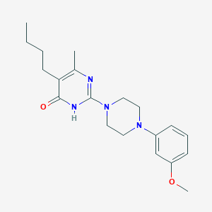 5-butyl-2-[4-(3-methoxyphenyl)piperazin-1-yl]-6-methylpyrimidin-4(3H)-one