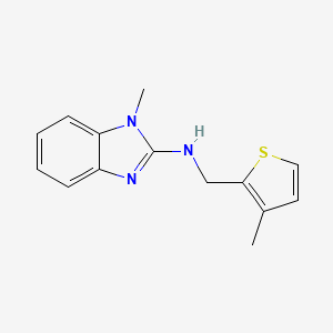 1-methyl-N-[(3-methylthiophen-2-yl)methyl]-1H-benzimidazol-2-amine