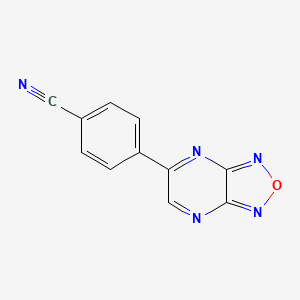 4-[1,2,5]Oxadiazolo[3,4-B]pyrazin-5-ylbenzonitrile