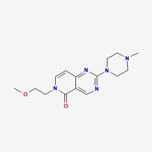 6-(2-methoxyethyl)-2-(4-methylpiperazin-1-yl)pyrido[4,3-d]pyrimidin-5(6H)-one