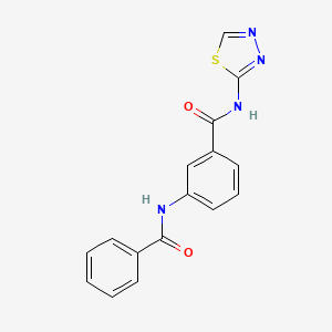 3-benzamido-N-(1,3,4-thiadiazol-2-yl)benzamide