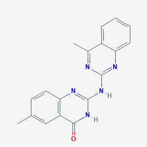 6-Methyl-2-[(4-methylquinazolin-2-yl)amino]quinazolin-4-ol