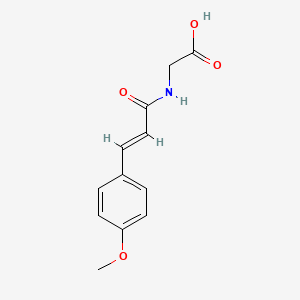 N-[(2E)-3-(4-methoxyphenyl)prop-2-enoyl]glycine