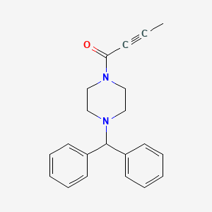 1-(4-Benzhydrylpiperazino)-2-butyn-1-one