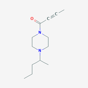 1-[4-(1-Methylbutyl)piperazino]-2-butyn-1-one