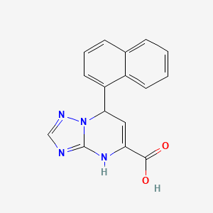 7-(1-Naphthyl)-4,7-dihydro[1,2,4]triazolo[1,5-a]pyrimidine-5-carboxylic acid