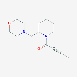 1-[2-(Morpholinomethyl)piperidino]-2-butyn-1-one