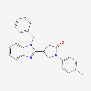 4-(1-benzyl-1H-benzimidazol-2-yl)-1-(4-methylphenyl)pyrrolidin-2-one