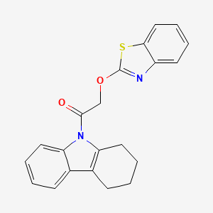 Ethanone, 2-(2-benzothiazolyloxy)-1-(1,2,3,4-tetrahydro-9-carbazolyl)-