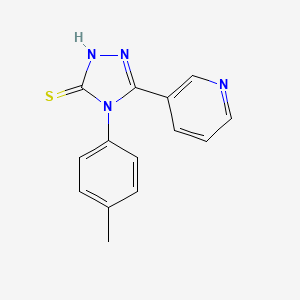 4-(4-methylphenyl)-3-pyridin-3-yl-1H-1,2,4-triazole-5-thione