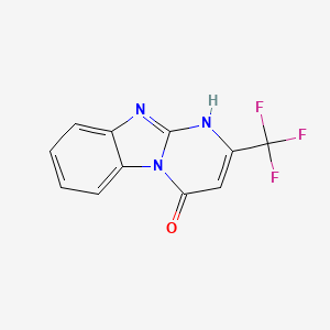 2-[Trifluoromethyl]pyrimido[1,2-a]benzimidazol-4-ol