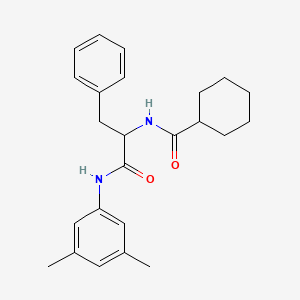 Nalpha-(cyclohexylcarbonyl)-N-(3,5-dimethylphenyl)phenylalaninamide