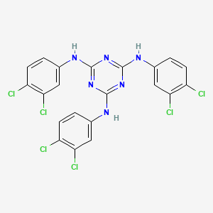 N,N',N''-tris(3,4-dichlorophenyl)-1,3,5-triazine-2,4,6-triamine