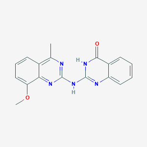 2-[(8-Methoxy-4-methylquinazolin-2-yl)amino]quinazolin-4-ol