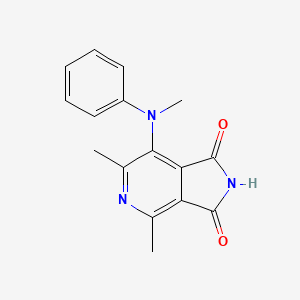 molecular formula C16H15N3O2 B11038982 2,6-Dimethyl-5-methylphenylaminopyridin-3,4-dicarboxyimide 