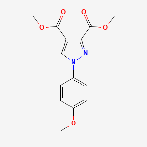 dimethyl 1-(4-methoxyphenyl)-1H-pyrazole-3,4-dicarboxylate