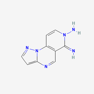 6-iminopyrazolo[1,5-a]pyrido[3,4-e]pyrimidin-7(6H)-amine