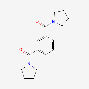 molecular formula C16H20N2O2 B11039275 Benzene-1,3-diylbis(pyrrolidin-1-ylmethanone) 