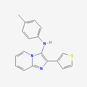 N-(4-methylphenyl)-2-(thiophen-3-yl)imidazo[1,2-a]pyridin-3-amine