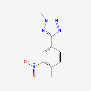 molecular formula C9H9N5O2 B11039398 2-methyl-5-(4-methyl-3-nitrophenyl)-2H-tetrazole 