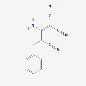 2-Amino-4-phenylbut-1-ene-1,1,3-tricarbonitrile