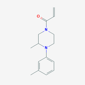 1-[3-Methyl-4-(3-methylphenyl)piperazino]-2-propen-1-one