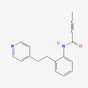 N-(2-(2-(Pyridin-4-yl)ethyl)phenyl)but-2-ynamide