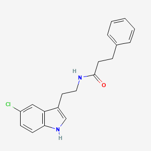 N-[2-(5-chloro-1H-indol-3-yl)ethyl]-3-phenylpropanamide