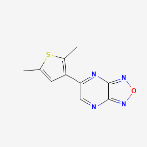 5-(2,5-Dimethyl-3-thienyl)[1,2,5]oxadiazolo[3,4-B]pyrazine