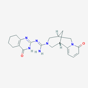 (1S,5R)-N-(4-hydroxy-5,6,7,8-tetrahydroquinazolin-2-yl)-8-oxo-1,5,6,8-tetrahydro-2H-1,5-methanopyrido[1,2-a][1,5]diazocine-3(4H)-carboximidamide