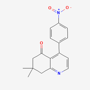 7,7-dimethyl-4-(4-nitrophenyl)-7,8-dihydro-5(6H)-quinolinone