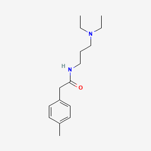 molecular formula C16H26N2O B11040136 N-[3-(diethylamino)propyl]-2-(4-methylphenyl)acetamide 