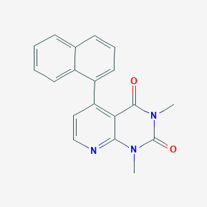 molecular formula C19H15N3O2 B11040220 1,3-dimethyl-5-(1-naphthyl)pyrido[2,3-d]pyrimidine-2,4(1H,3H)-dione 