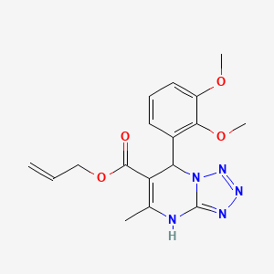 molecular formula C17H19N5O4 B11040569 Allyl 7-(2,3-dimethoxyphenyl)-5-methyl-4,7-dihydrotetrazolo[1,5-a]pyrimidine-6-carboxylate 