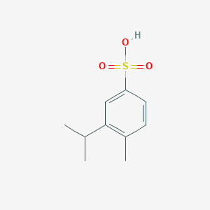 molecular formula C10H14O3S B11040704 4-Methyl-3-(propan-2-yl)benzenesulfonic acid 