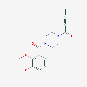 1-[4-(2,3-Dimethoxybenzoyl)piperazino]-2-butyn-1-one