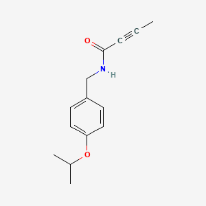 N-{[4-(Propan-2-yloxy)phenyl]methyl}but-2-ynamide