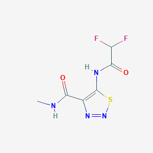 5-[(difluoroacetyl)amino]-N-methyl-1,2,3-thiadiazole-4-carboxamide