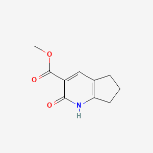 molecular formula C10H11NO3 B11041334 methyl 2-oxo-2,5,6,7-tetrahydro-1H-cyclopenta[b]pyridine-3-carboxylate 