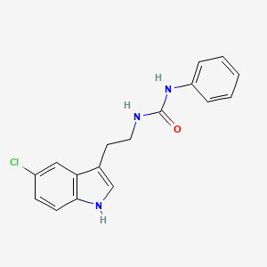 1-[2-(5-chloro-1H-indol-3-yl)ethyl]-3-phenylurea