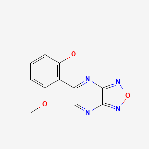 5-(2,6-Dimethoxyphenyl)[1,2,5]oxadiazolo[3,4-b]pyrazine