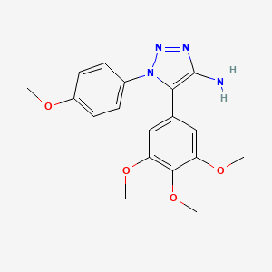 1-(4-methoxyphenyl)-5-(3,4,5-trimethoxyphenyl)-1H-1,2,3-triazol-4-amine