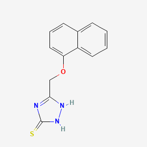 3-[(1-Naphthyloxy)methyl]-1H-1,2,4-triazole-5-thiol