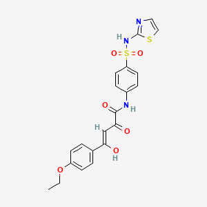 (2Z)-4-(4-ethoxyphenyl)-2-hydroxy-4-oxo-N-[4-(1,3-thiazol-2-ylsulfamoyl)phenyl]but-2-enamide