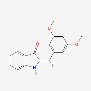 (2E)-2-(3,5-dimethoxybenzylidene)-1,2-dihydro-3H-indol-3-one