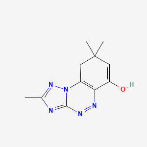 2,8,8-Trimethyl-8,9-dihydro[1,2,4]triazolo[5,1-c][1,2,4]benzotriazin-6-ol