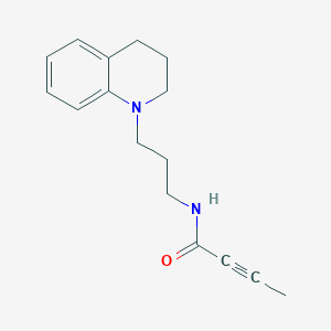 N-{3-[3,4-Dihydro-1(2H)-quinolinyl]propyl}-2-butynamide